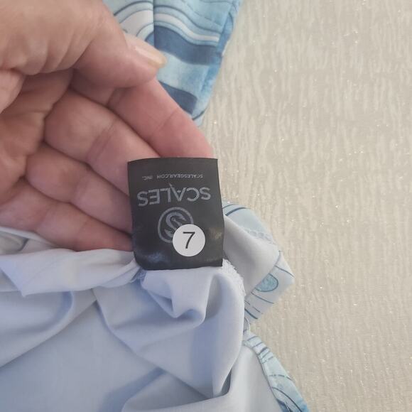 Scales TOPO polo Men's polo blue Size Medium - Picture 10 of 10